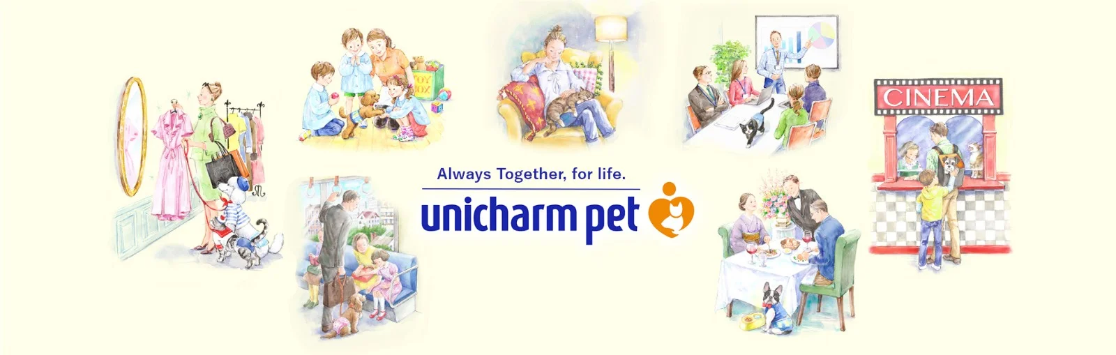 Unicharm pet hero banner