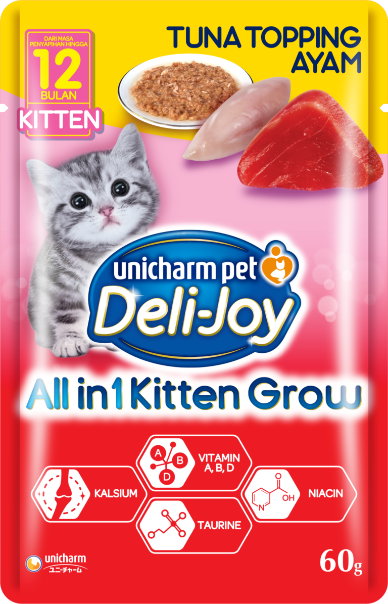 Dj Wet Pouch Kitten Tuna Topping Ayam Packshot Dec23