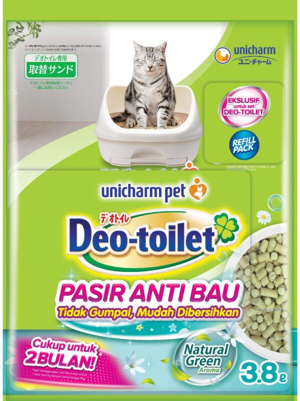 Deo-toilet Pasir Anti Bau Natural Green